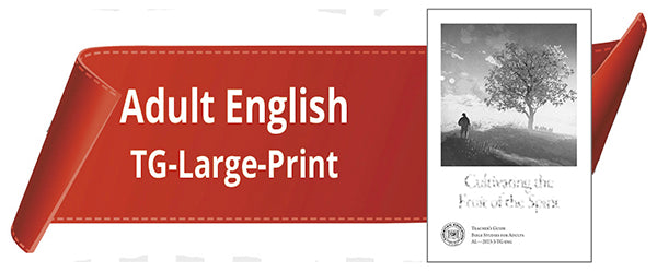 Adult Teacher's Guide - English (Large Print).- Standing Order