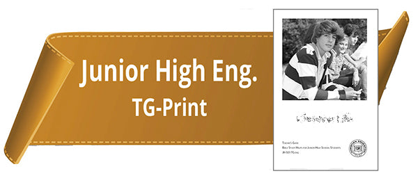 Junior High Teacher's Guide - English (Print).- Standing Order