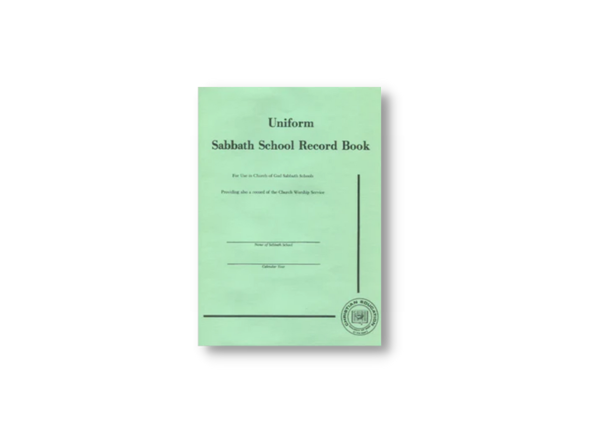 Uniform Sabbath School Record Book