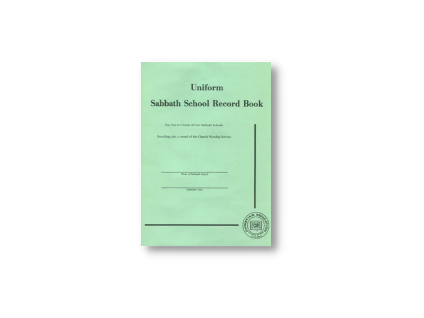 Uniform Sabbath School Record Book