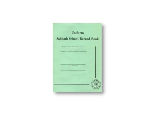 Uniform Sabbath School Record Book