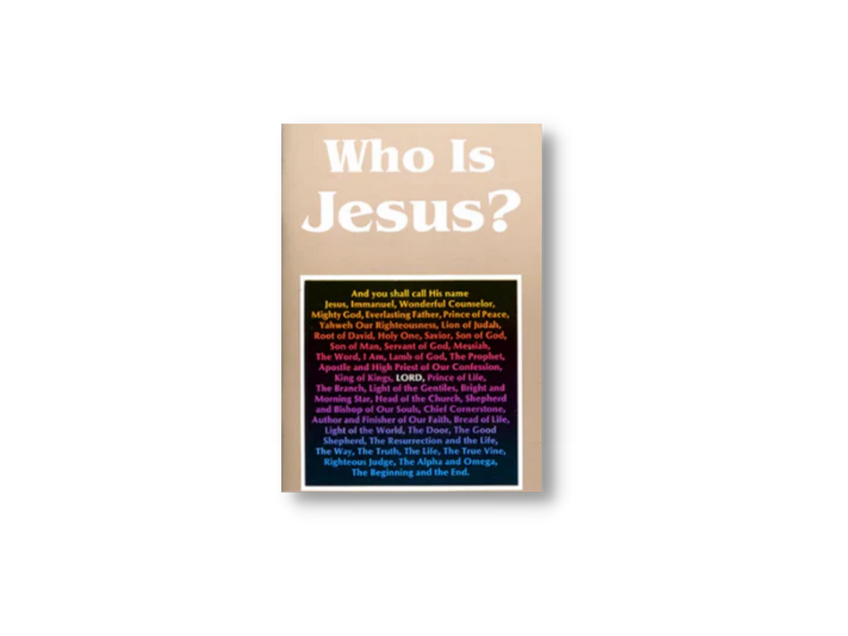 Who Is Jesus?