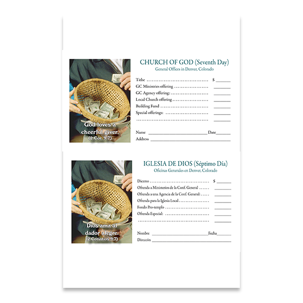 Tithe Envelopes Common Size Tithe Envelopes – Bible Advocate Press
