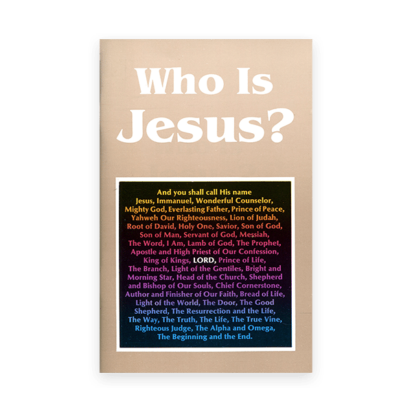 Who Is Jesus?